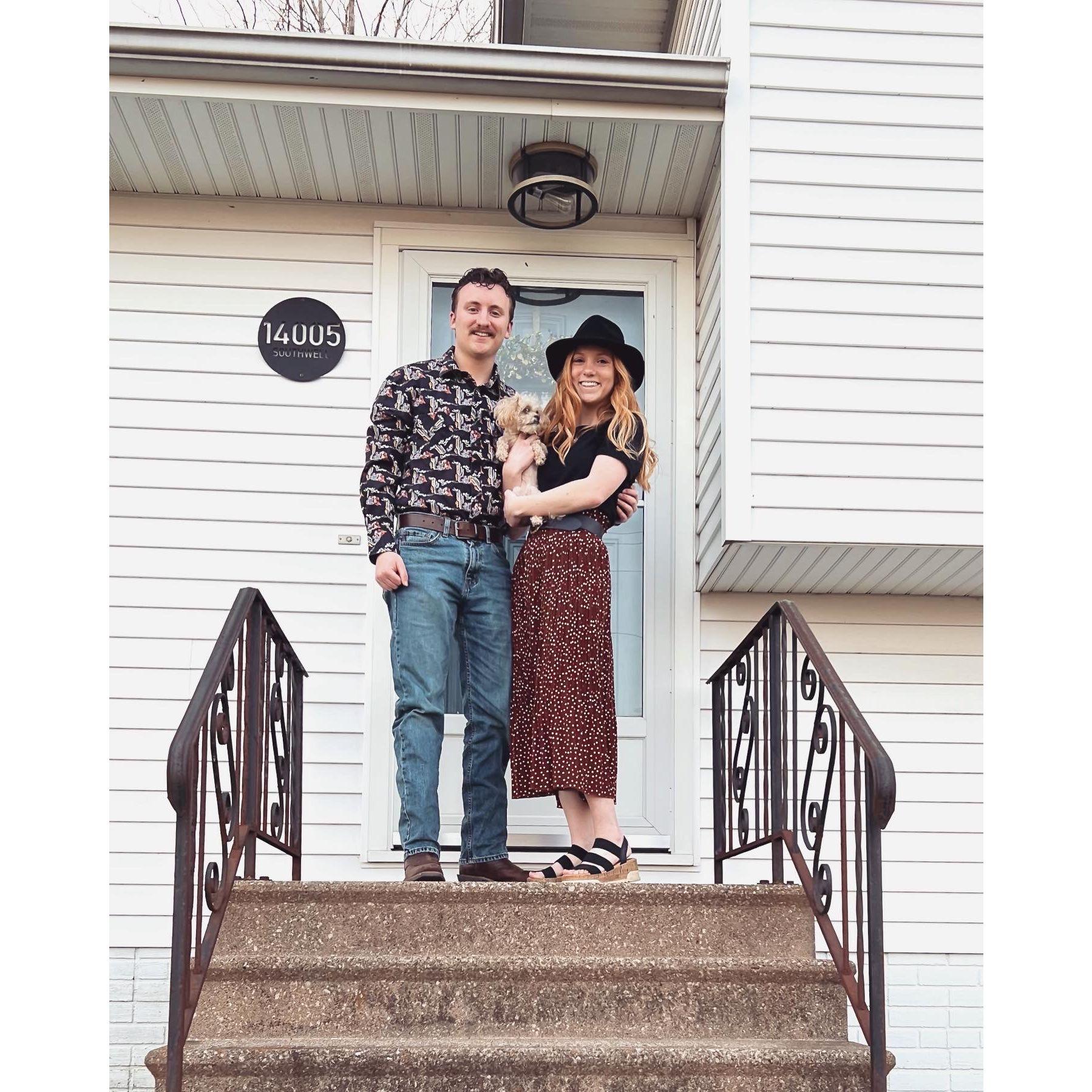 We bought our first home together!