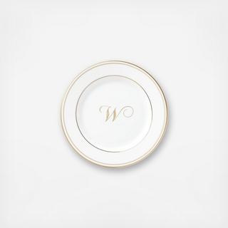 Federal Gold Script Tidbit Plate