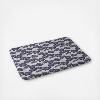 Ekko Dark Poppy Memory Foam Bath Mat