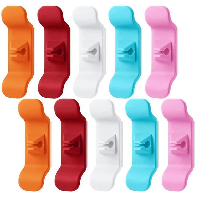 Cord Organizer for Appliance - 10PCS Colourful Kitchen Appliance Cord Organizer Stick On, Usefull Home Essentials Gadgets, Kitchen Must Have Pink Accessories, Christmas Stocking Stuffers Kitchen Gift