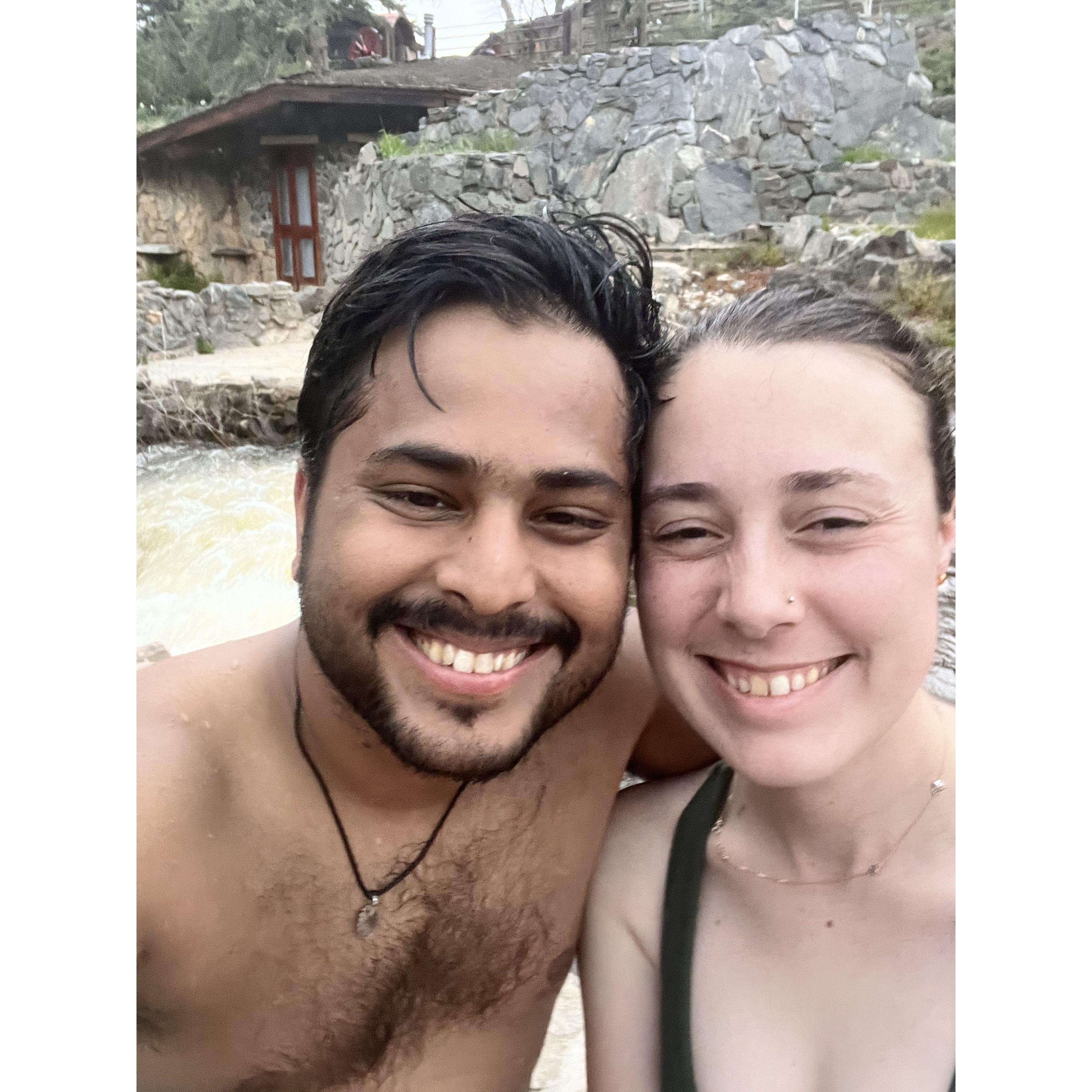 Hot springs, good company, and a tradition we’re sticking to every year!