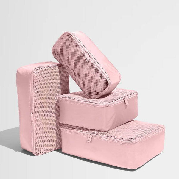 The Insider Packing Cubes in Blush Pink