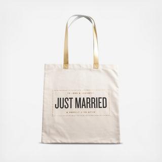 Just Married Tote Bag