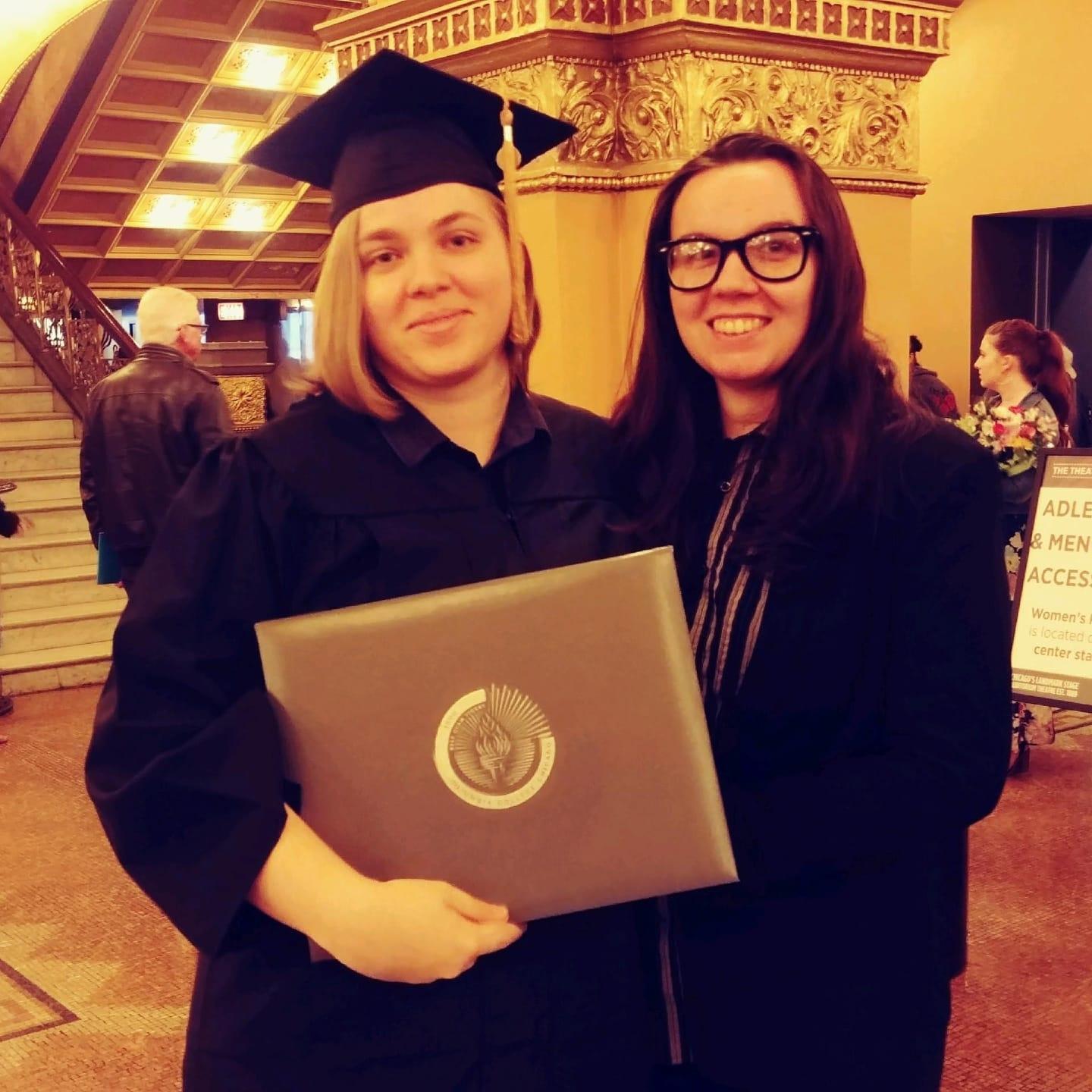 Tess's college graduation
