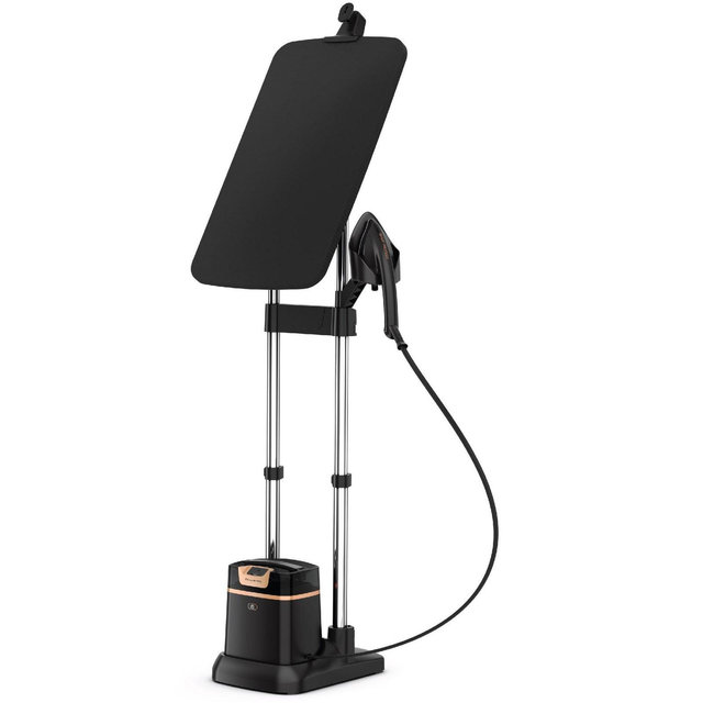Rowenta IXEO Steamer for Clothes with Ironing Board, 1500W, Black