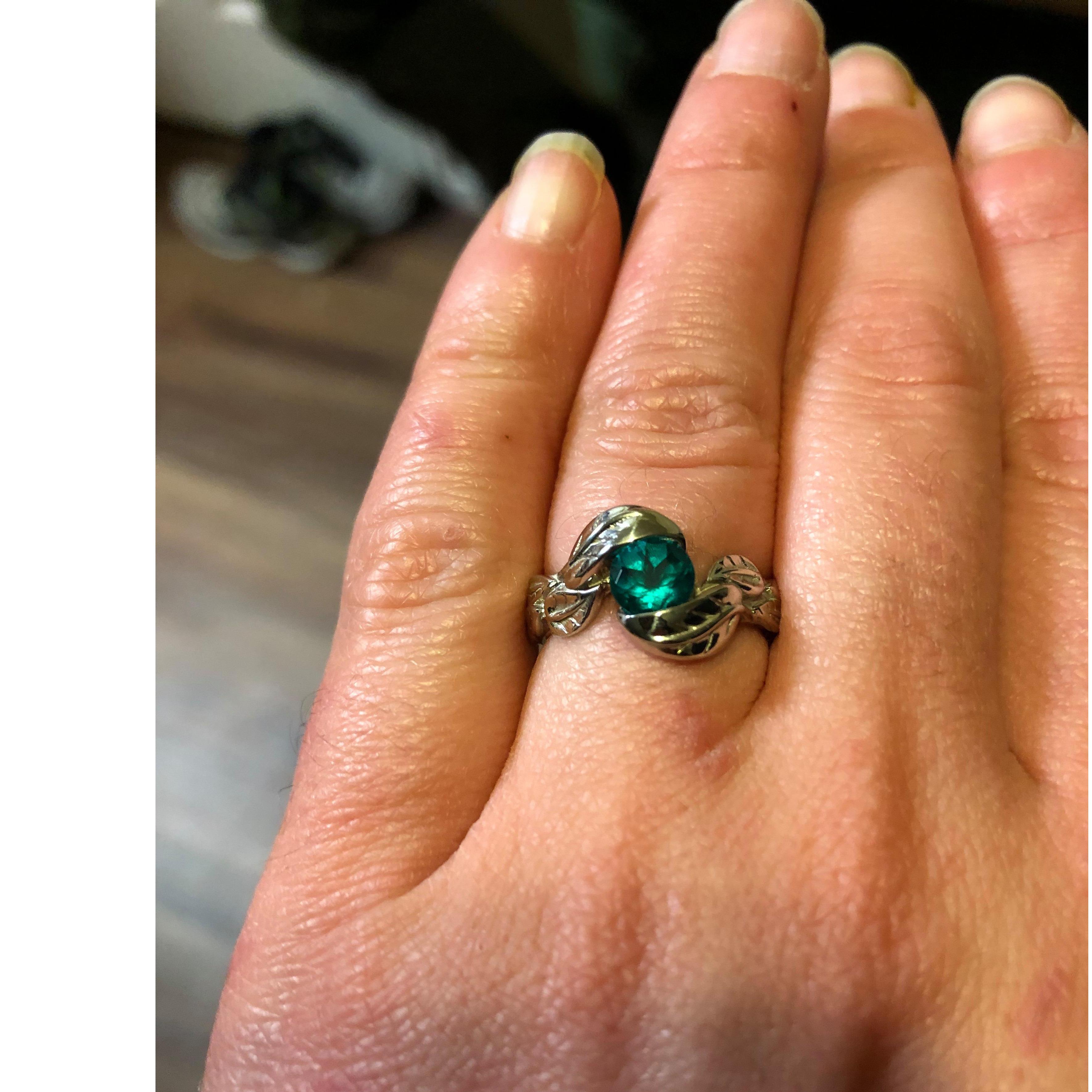 The engagement ring!