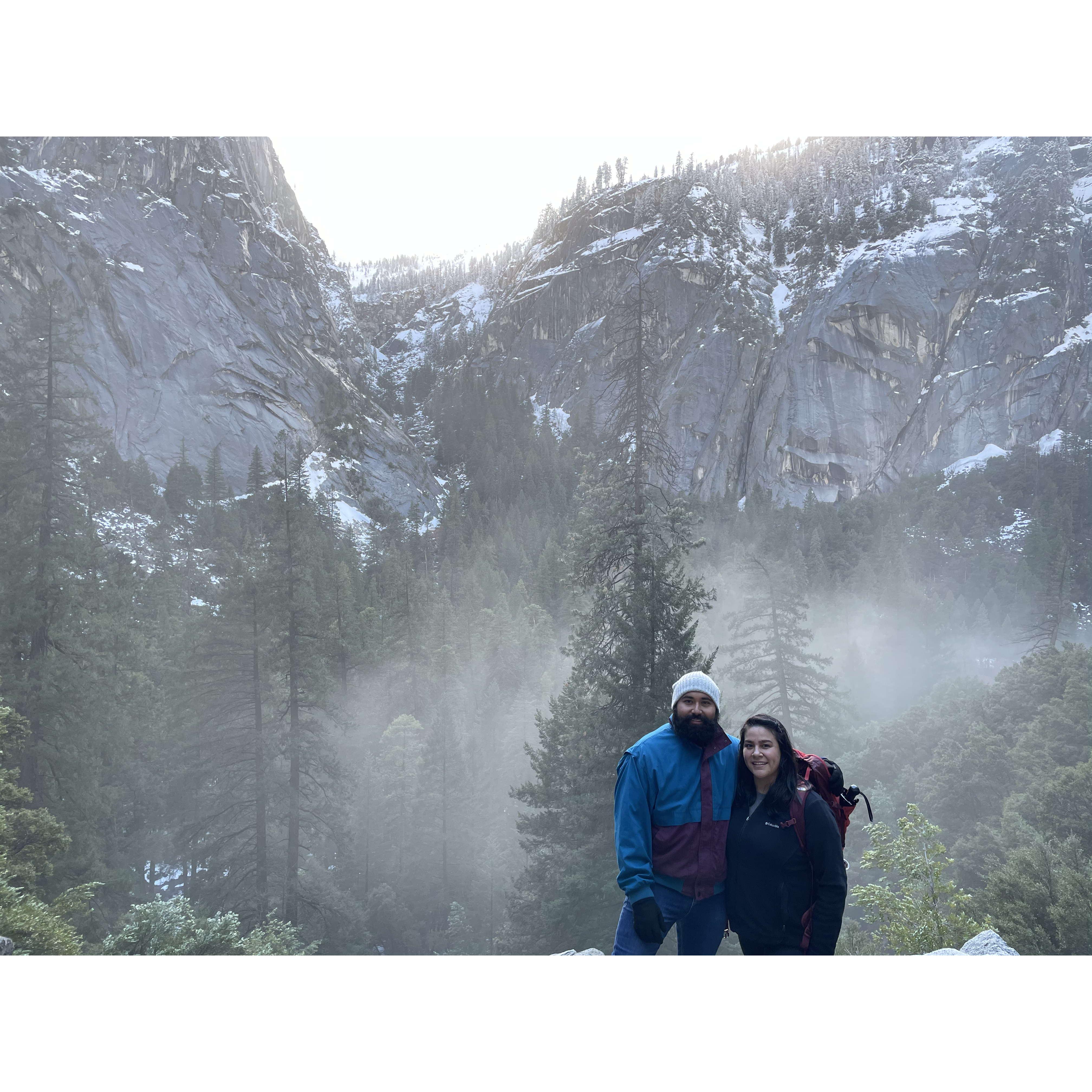 1st Anniversary trip to Yosemite. 
- February 2021