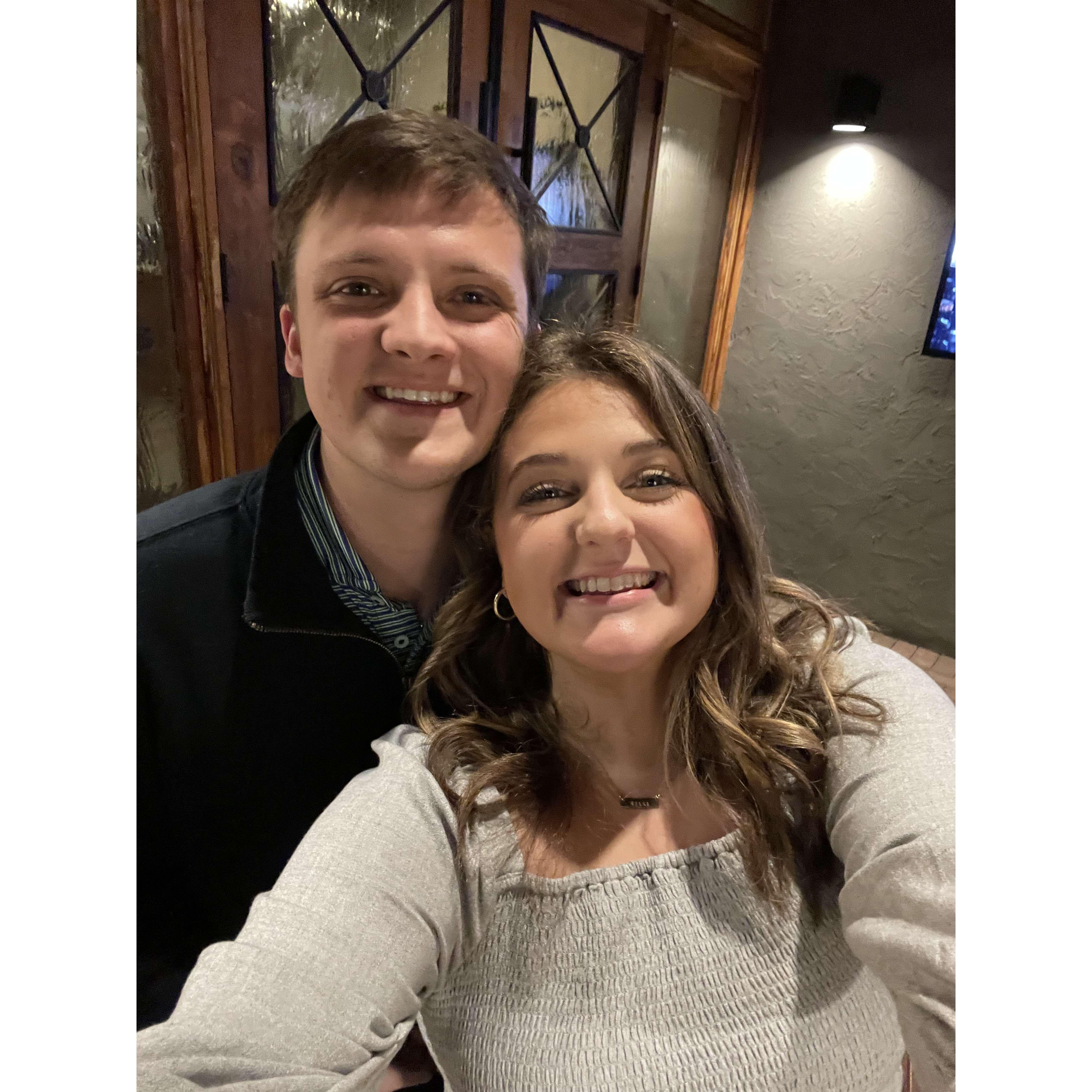 February 2022- Grayson's birthday dinner at Caso de Brazil!