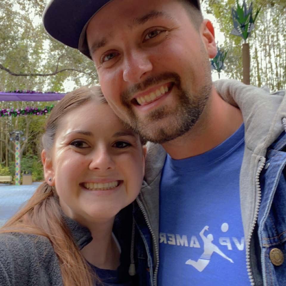 Our first photo together on our first trip to Busch Gardens!! At the end of this day, Zack asked for me to be his girlfriend….I said yes, of course!