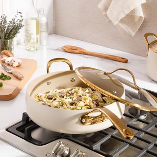 Heavy Duty Nonstick Saute Pan with Lid