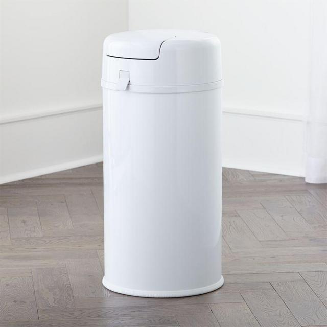 White Bubula Diaper Pail