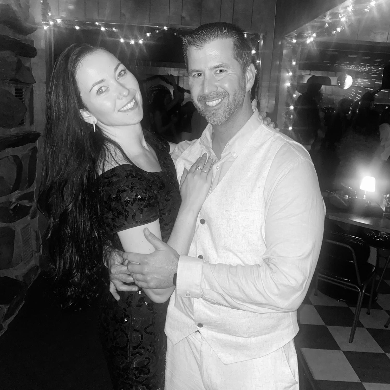 12.31.23 NYE 
The night after we took our engagement photos and rang in the new year!