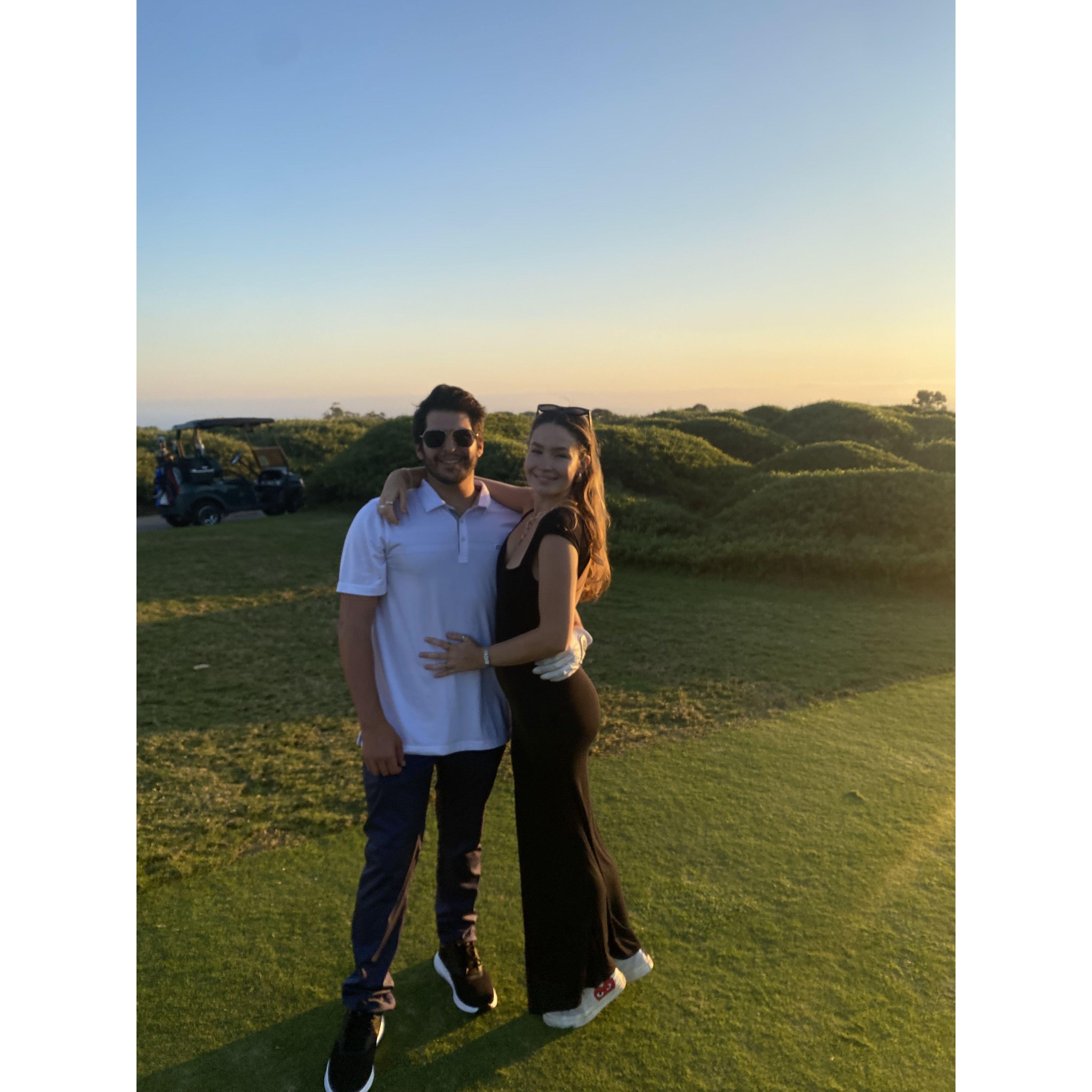 Gavin's 26th birthday, Sopa surprised him with a round of Golf at Pelican Hill for him and his friends!