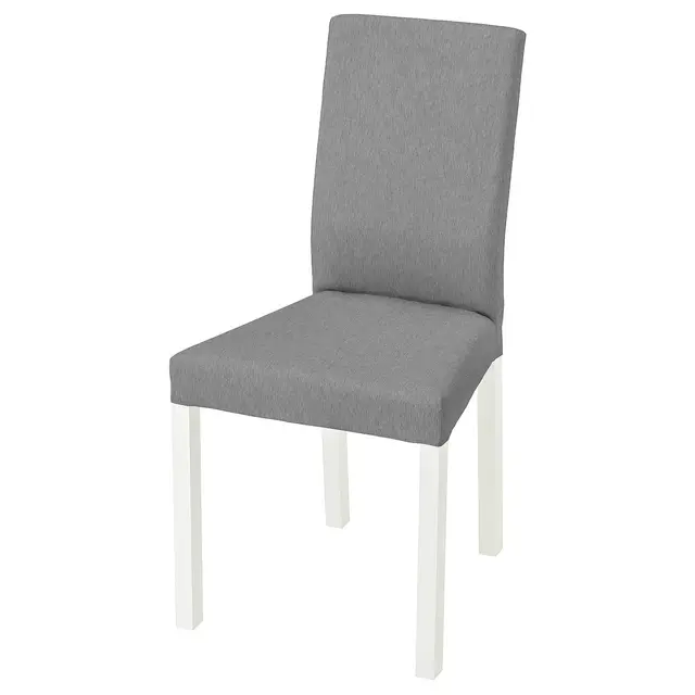 KÄTTIL Chair, white/Knisa light gray