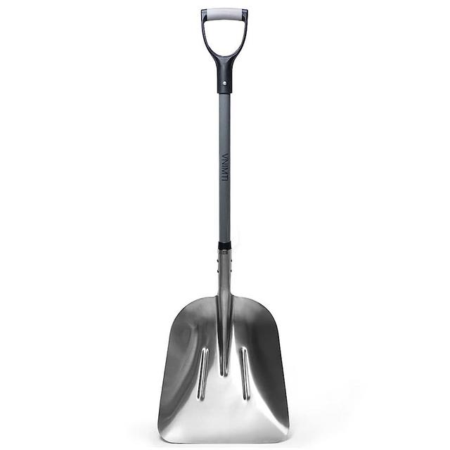 VNIMTI Aluminum Snow Shovel for Driveway,Snow Scoop Shovel with D Handle,45 Inches,3.2 Lbs,Metal Snow Shovels Heavy Duty