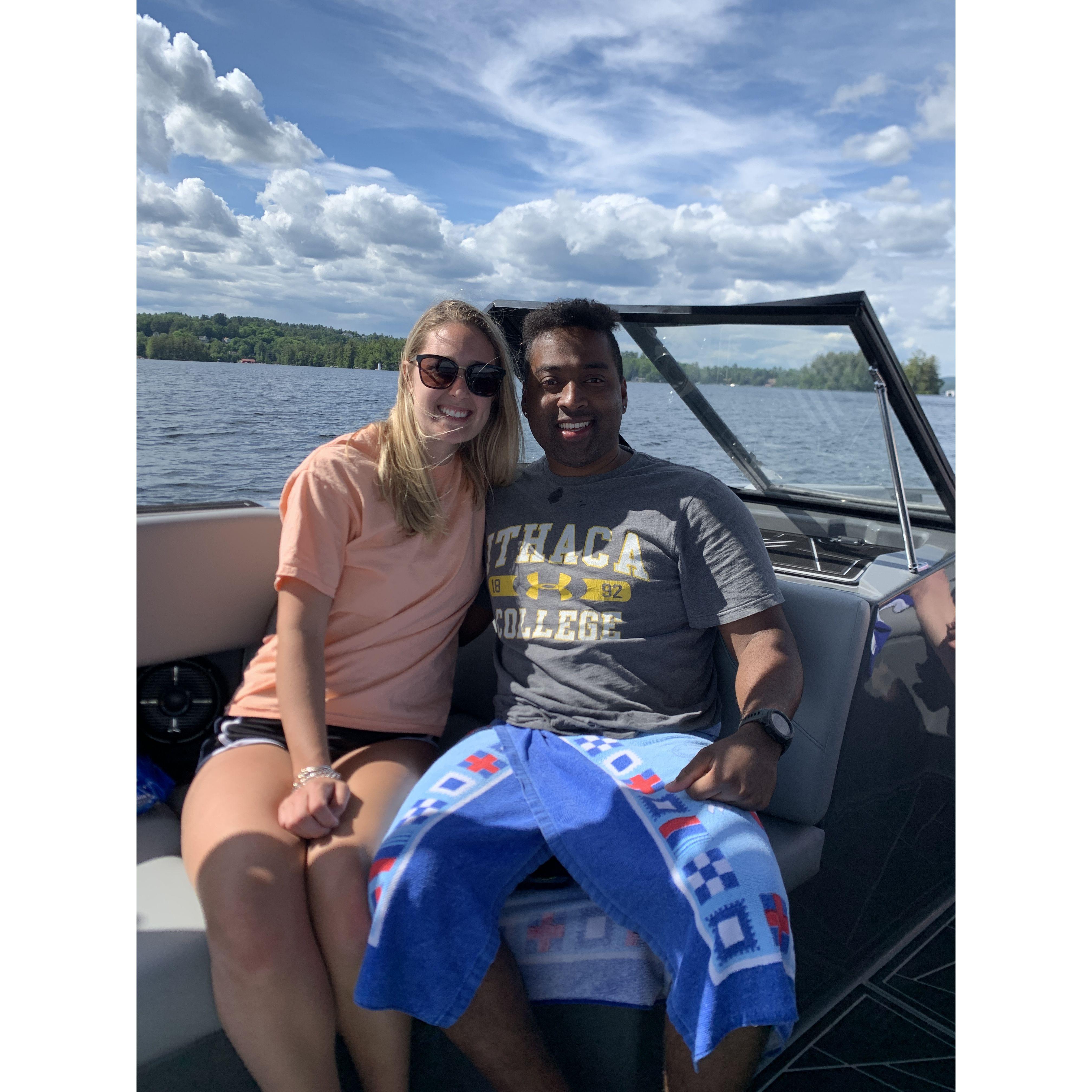 First picture on the boat