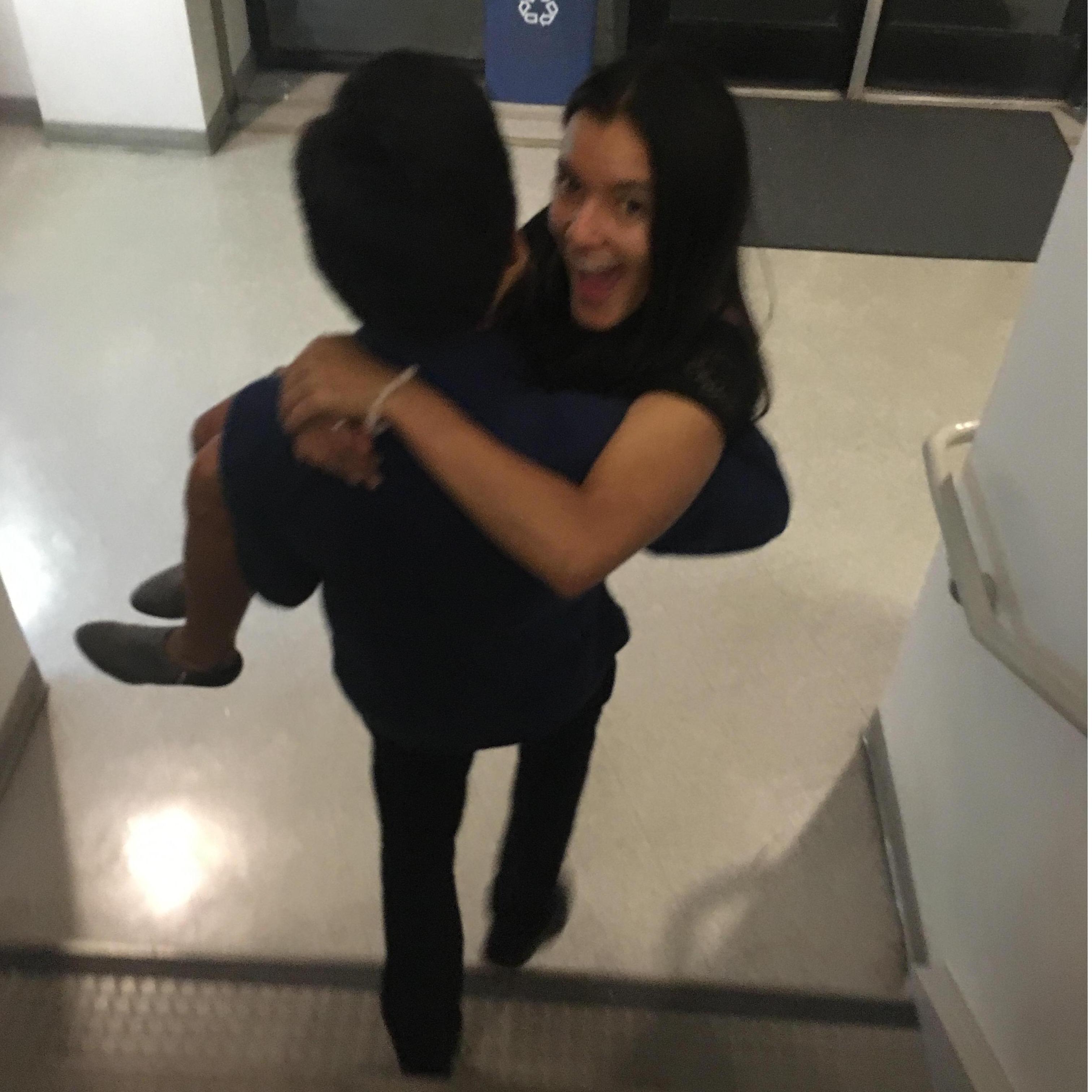 Lexi uncoordinated and unable to walk down the stairs in heels
May 2017