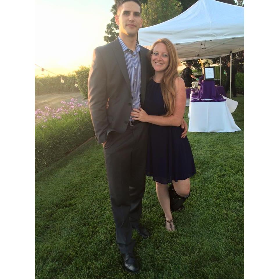 Dancing/limping the night away!