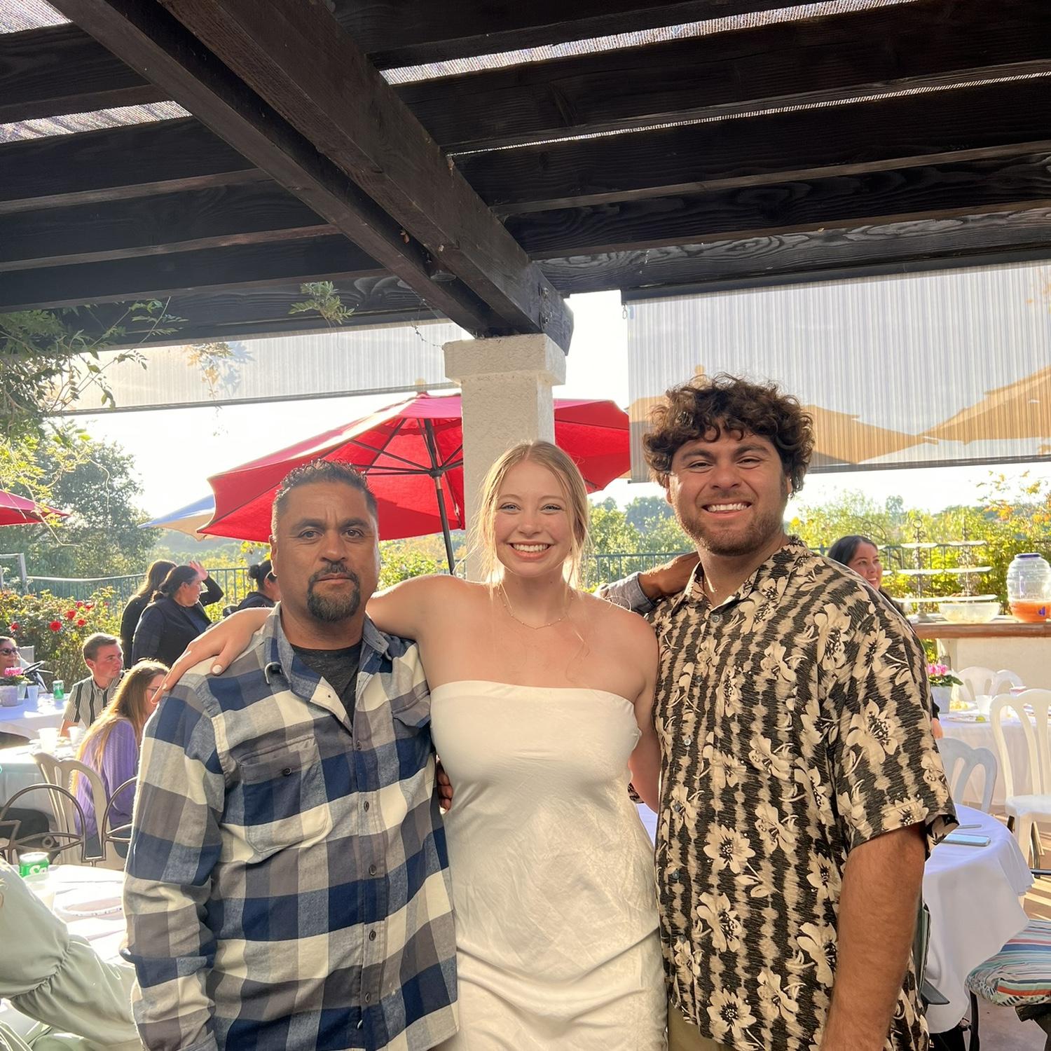 Josues dad at our engagement party!