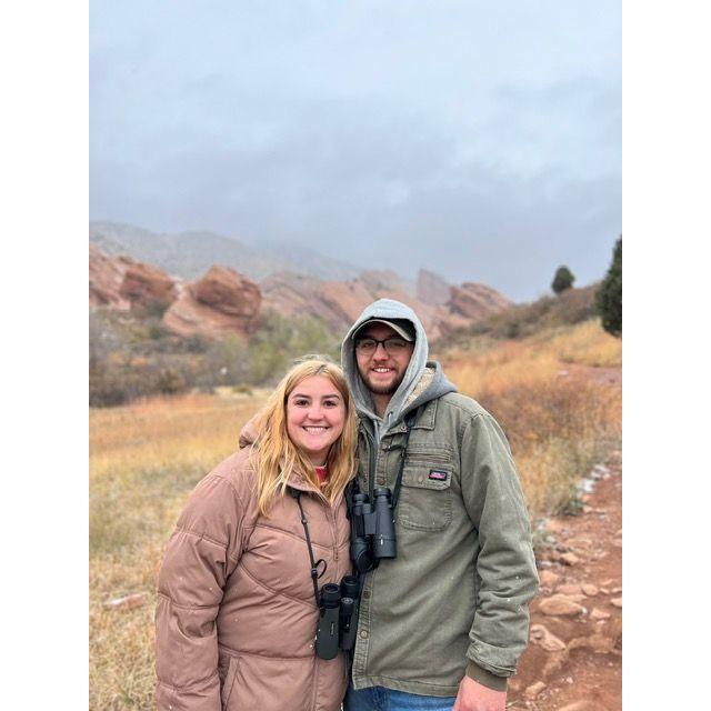 Erin's first trip to Red Rocks in Colorado October 2023