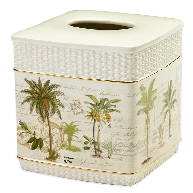 Avanti Colony Palm Boutique Tissue Box Cover