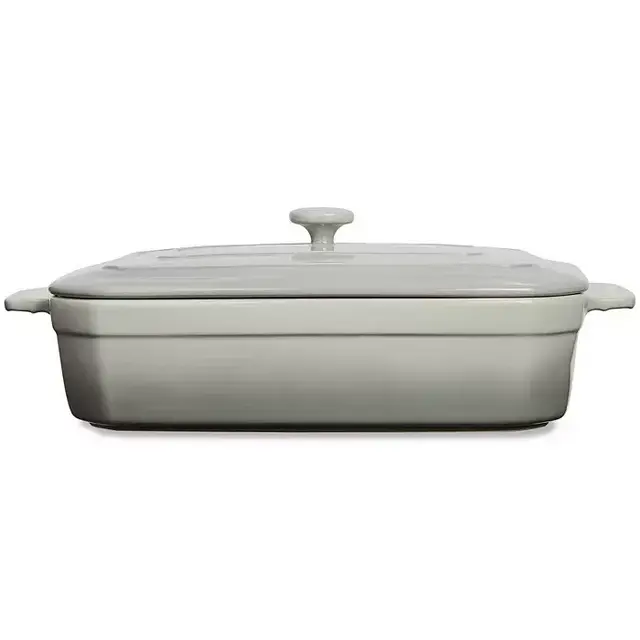 Martha Stewart Collection Stoneware Lasagna Pan with Lid, Created for Macy's