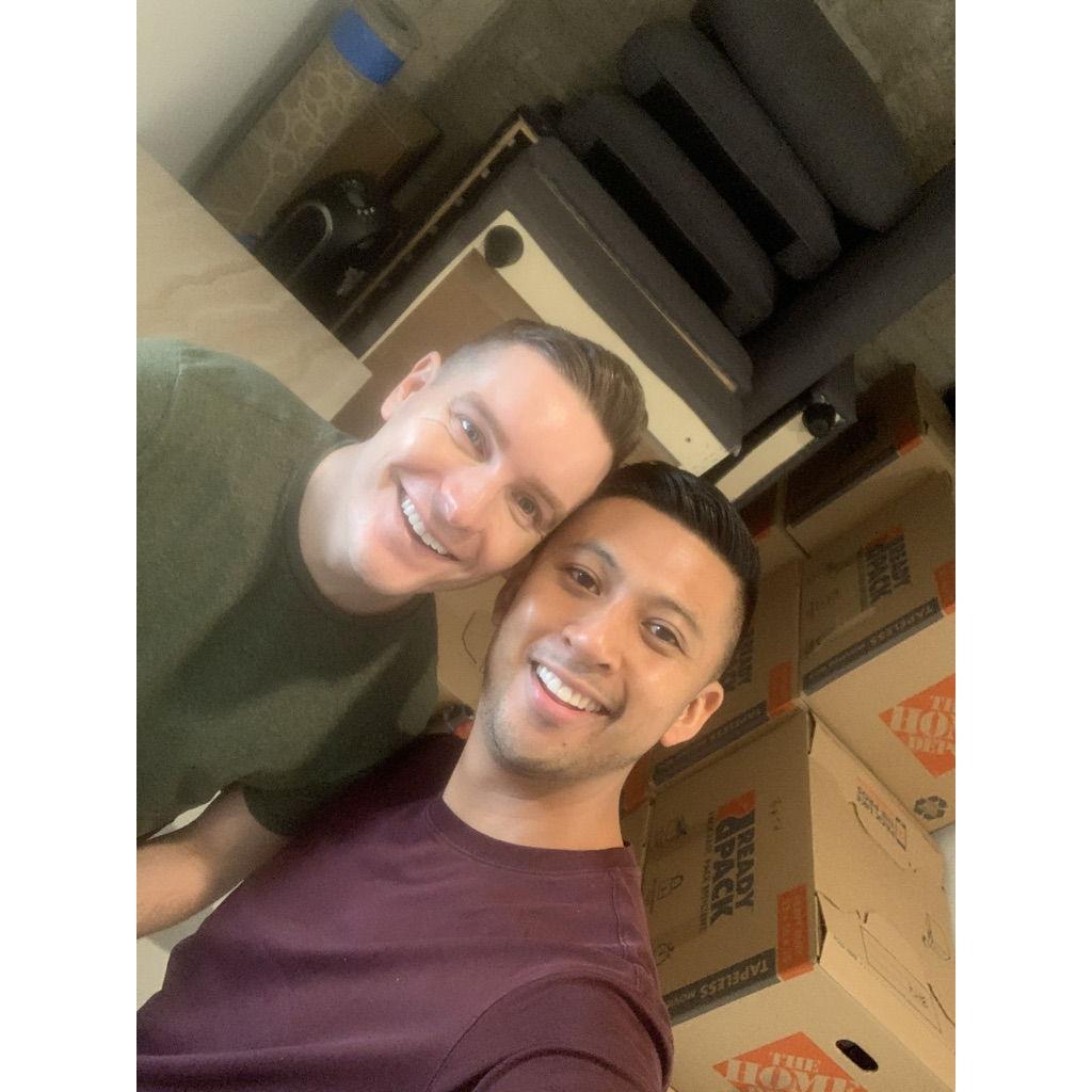 After three months of living together in the city, it became clear we needed a lot more space. This was our last day on Hyde St.