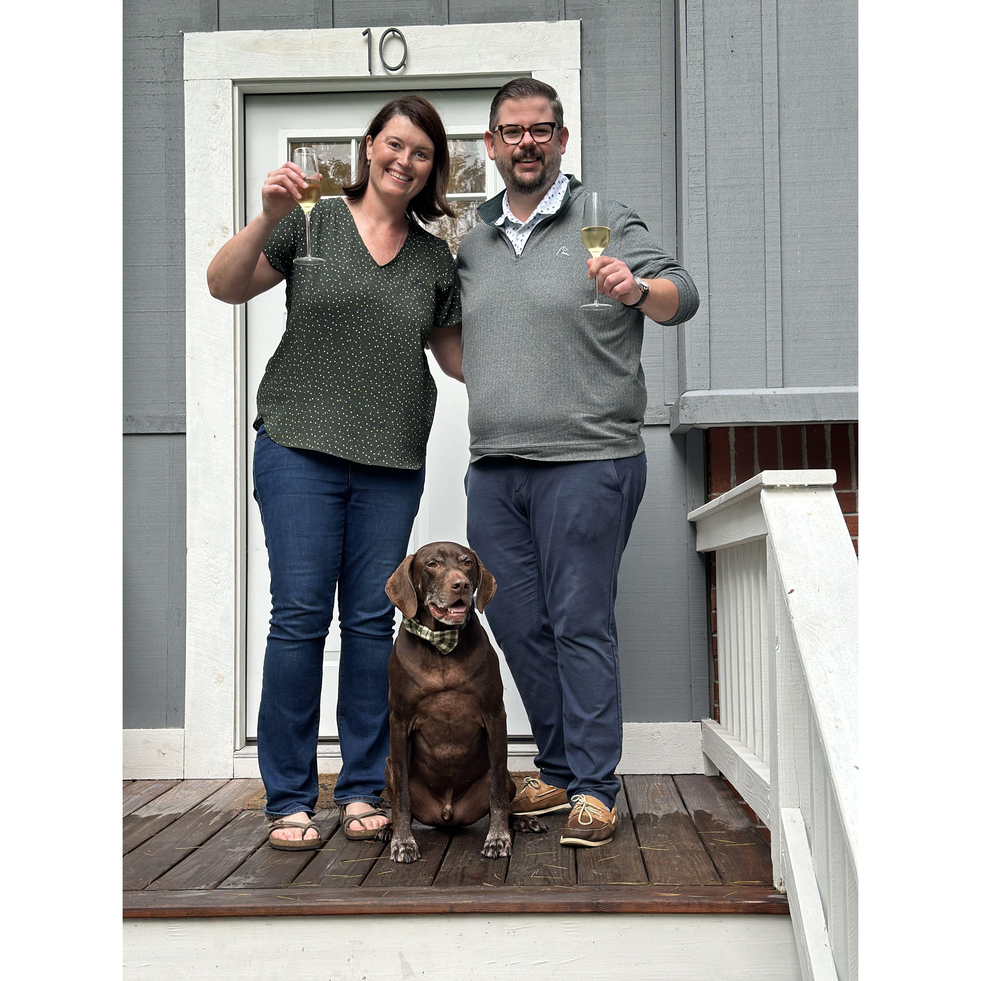 Cheers! We bought our home!