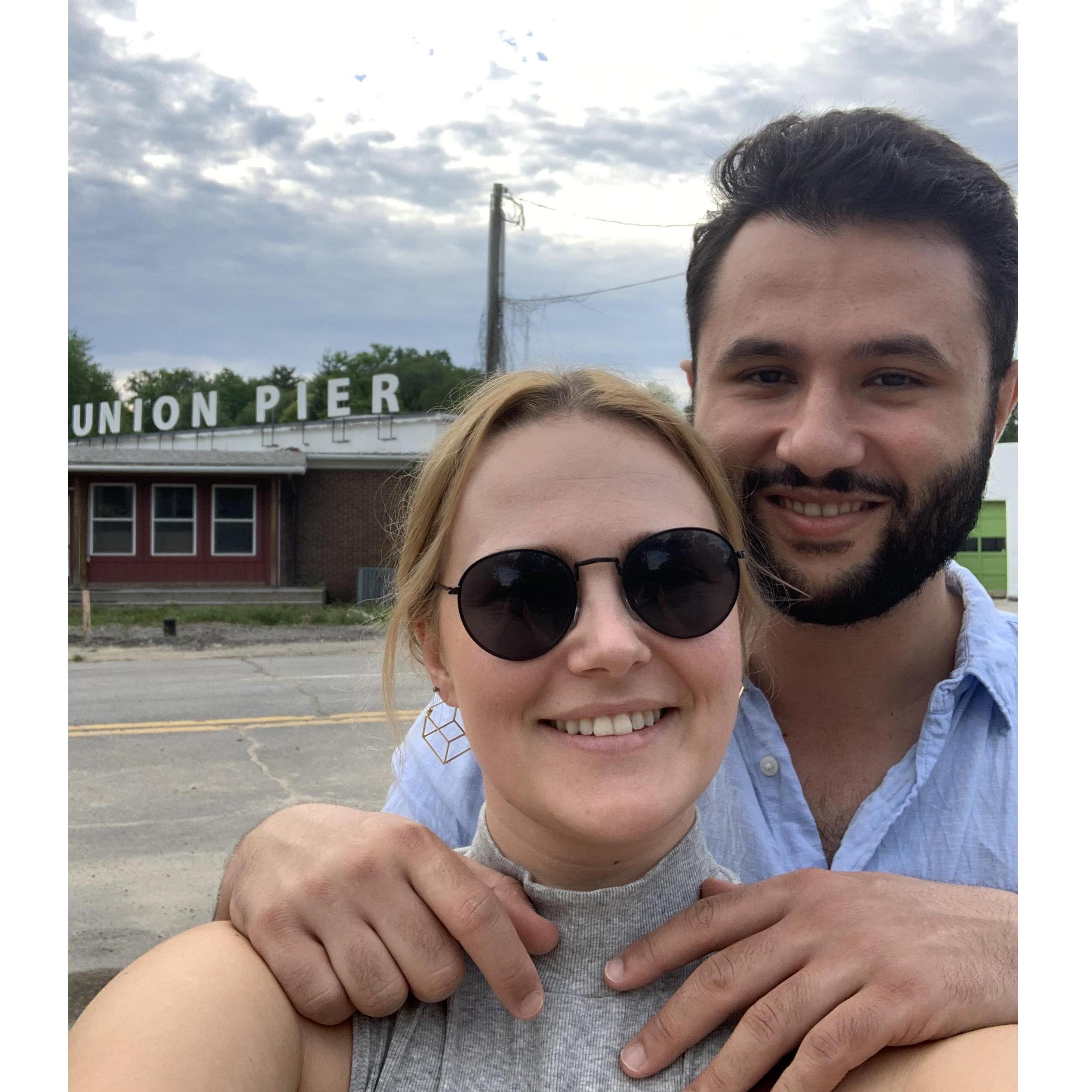Mo's birthday in Union Pier, MI