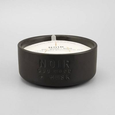 11oz Ceramic Jar 3-Wick Candle Noir - Oud Wood & Musk - Project 62™