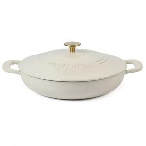 Martha Stewart 3.5 Qt. Enameled Cast Iron Dutch Oven Braiser