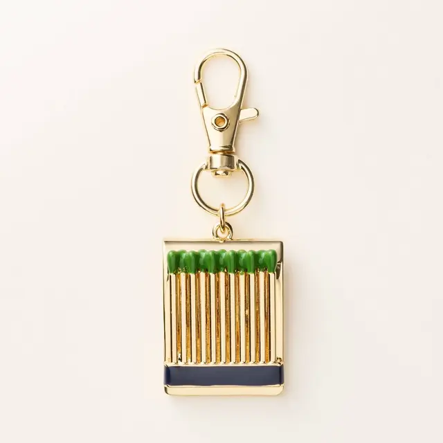 Matches Bag Charm Keychain - kate spade new york x Target Gold/Green/Black