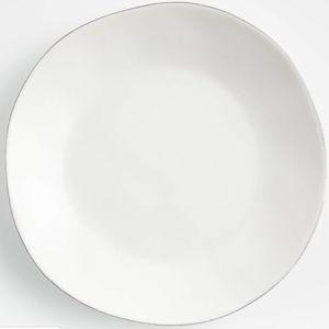 Marin Slate Blue Stoneware Dinner Plate + Reviews | Crate & Barrel