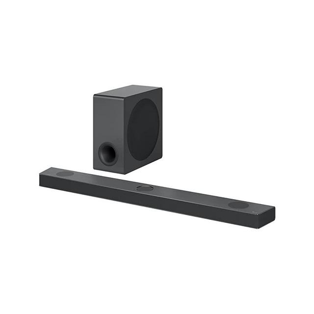LG S90QY 5.1.3ch Sound bar with Center Up-Firing, Dolby Atmos DTS:X, Works with Airplay2, Spotify HiFi, Alexa, High-Res Audio, IMAX Enhanced, Synergy with LG TV, Meridian, HDMI eARC, 4K Pass Thru