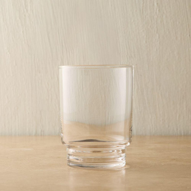 Groove Glassware, Dof Glass, Clear, Set of 4