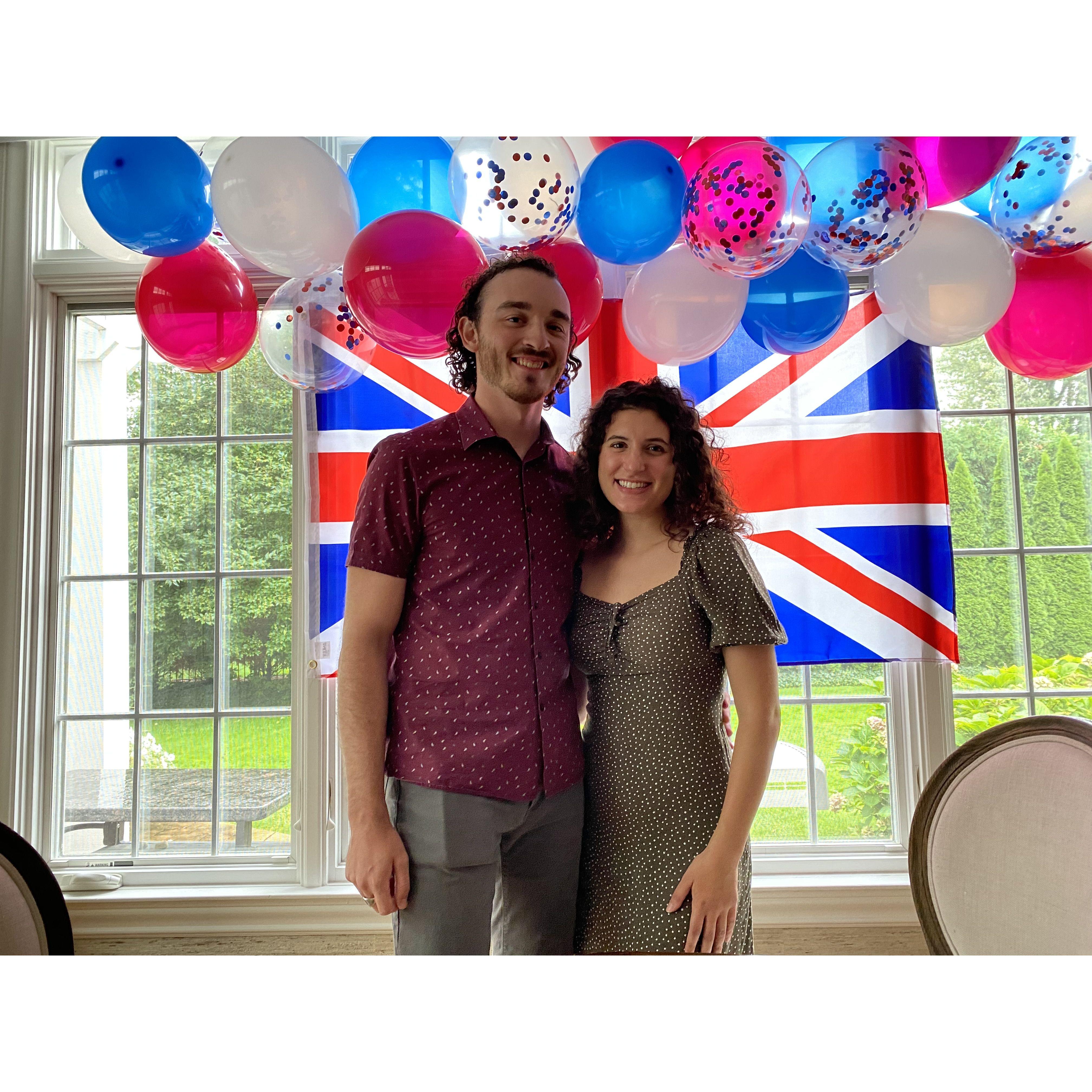 Our goodbye party before England!