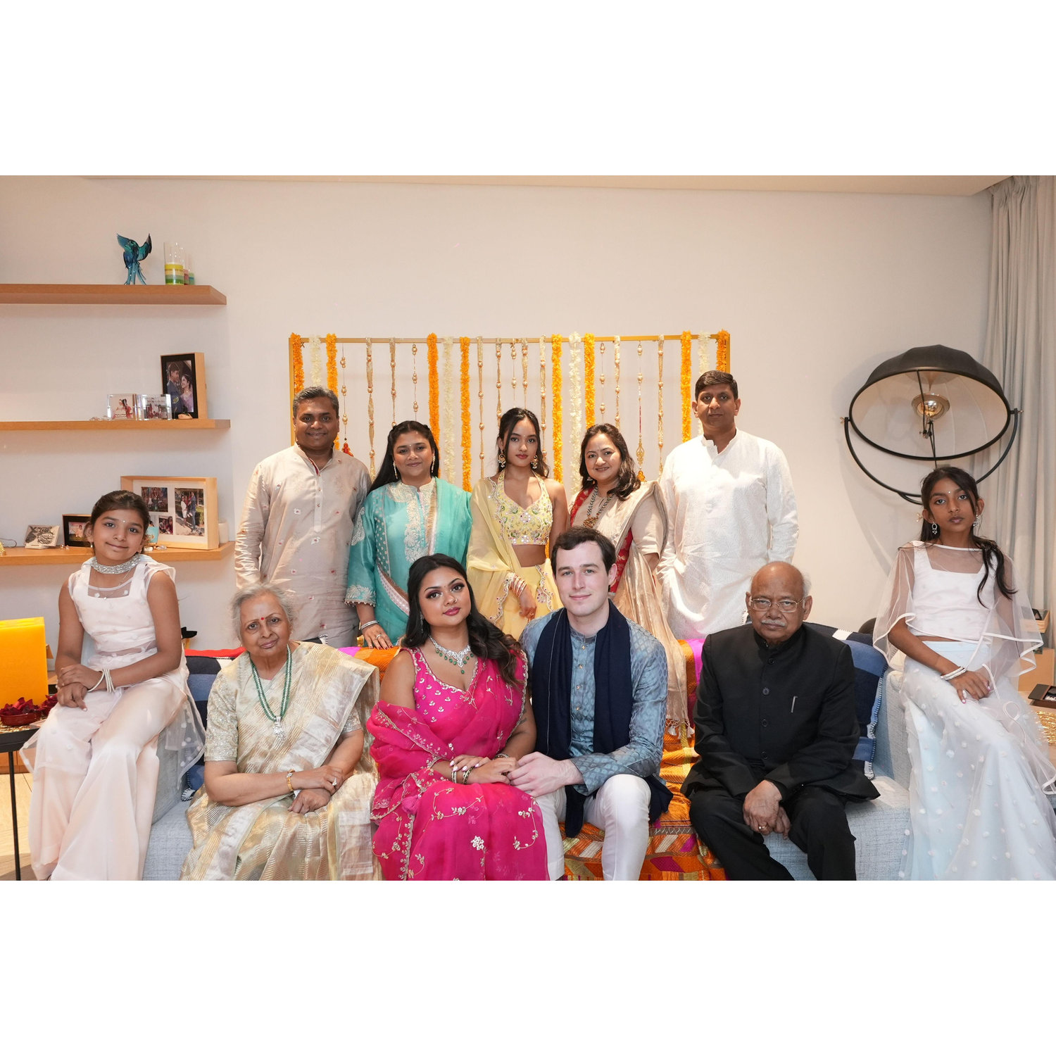 With Reevah's family!