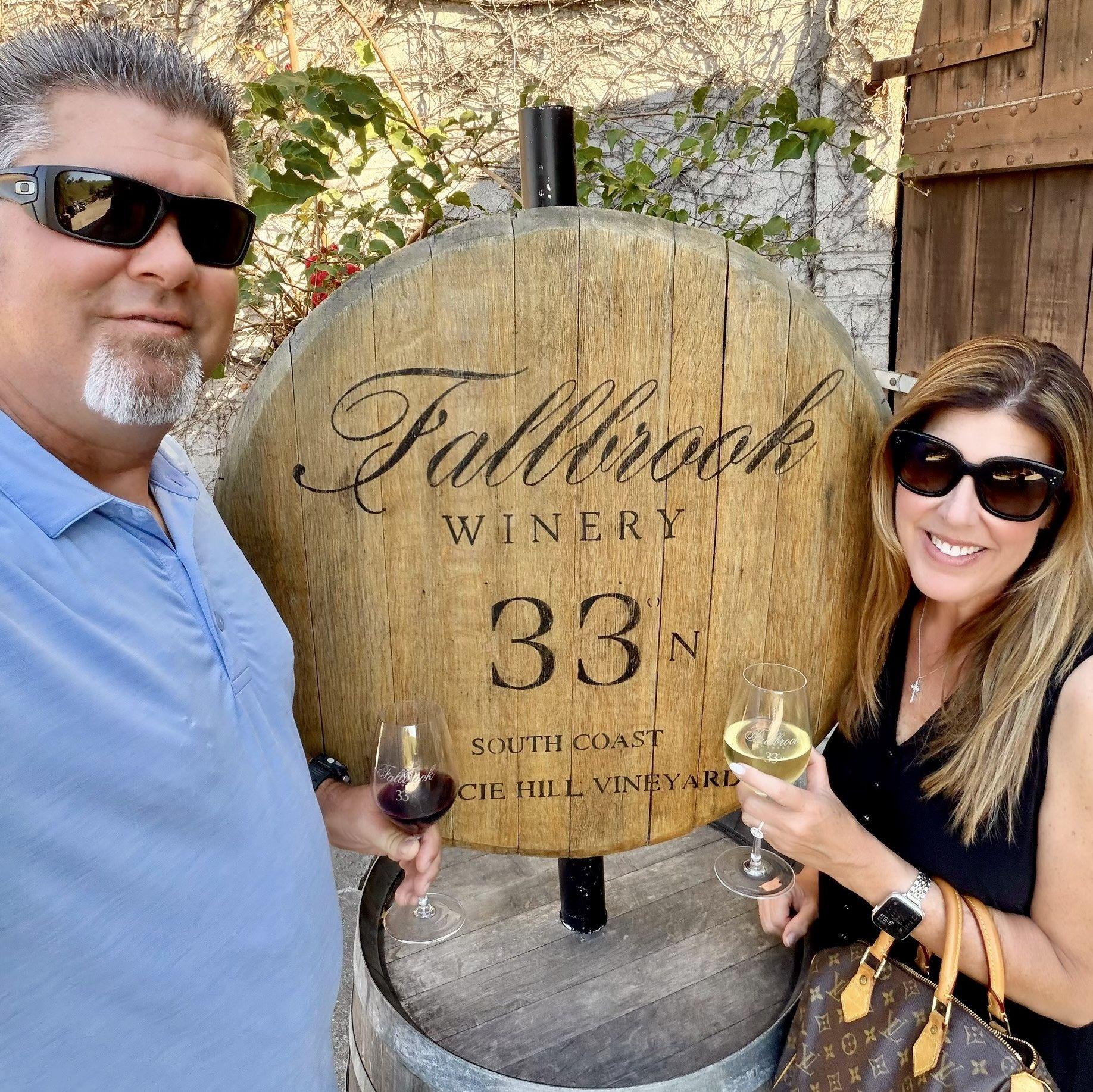 Celebrating our 3rd Anniversary at Fallbrook Winery, CA - March 2026