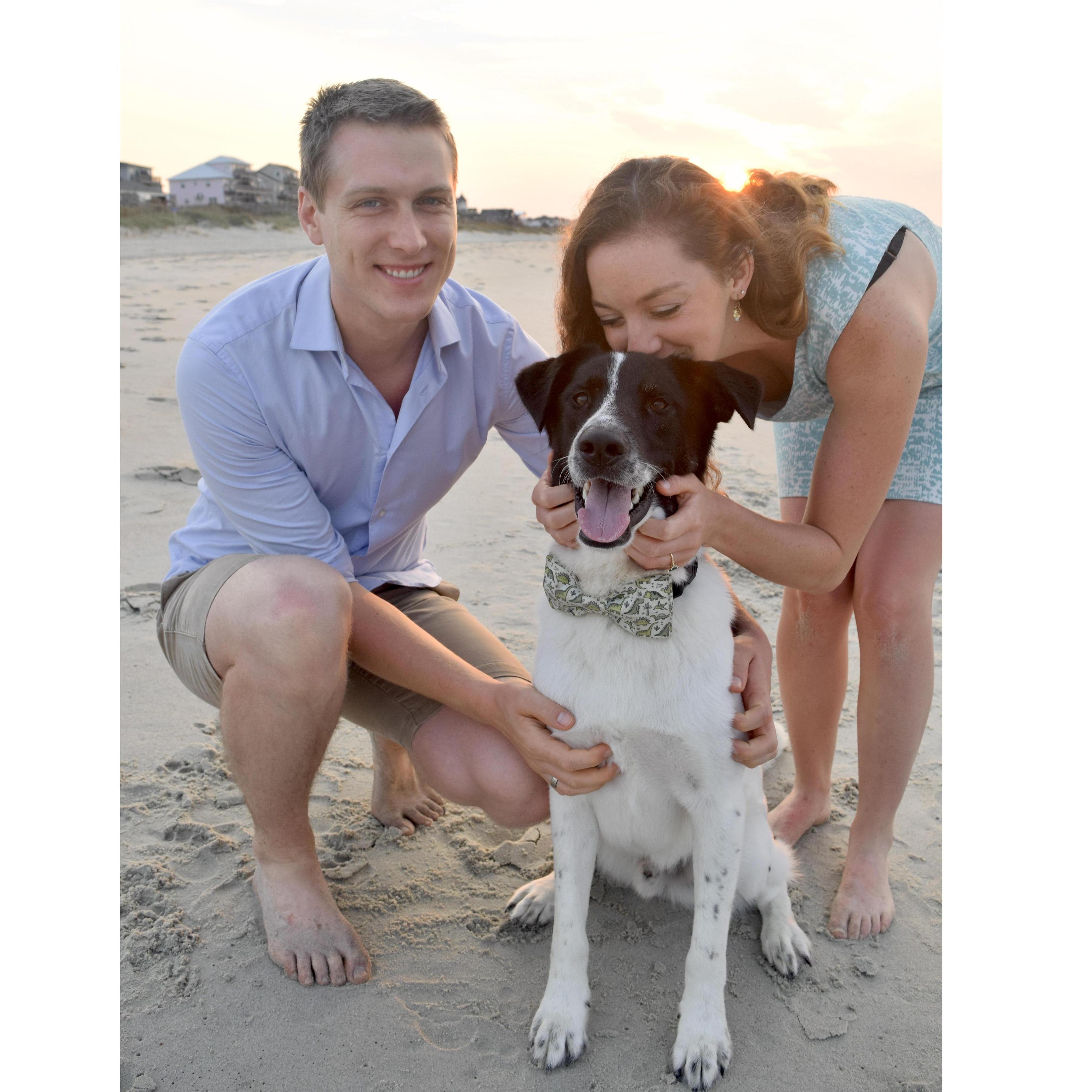 Our little family before we rescued Athéna.
Notre petite famille avant d'adopter Athéna.