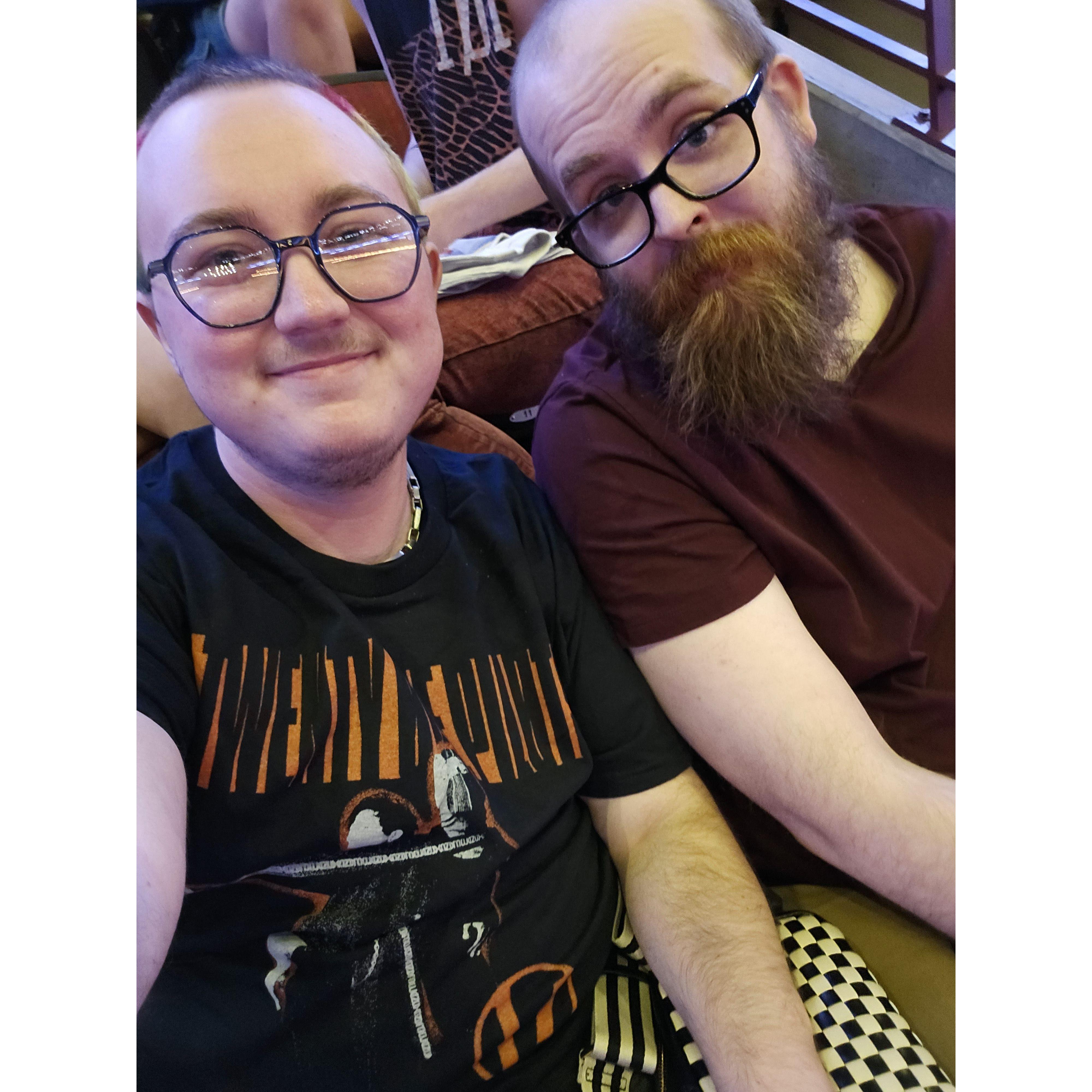 We went to see Twenty One Pilots.