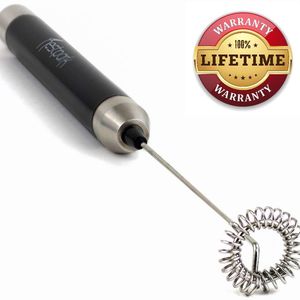 Nestpark Portable Drink Mixer Small Handheld Electric Stick Blender - Cordless and Battery Operated Bulletproof Coffee Blender