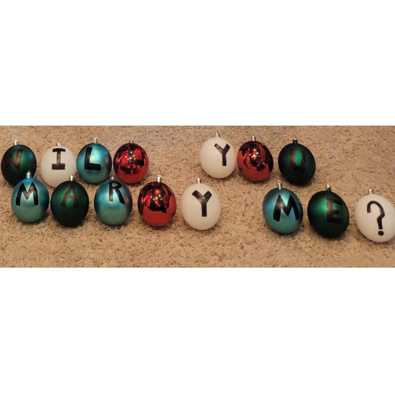 Engagement ornaments