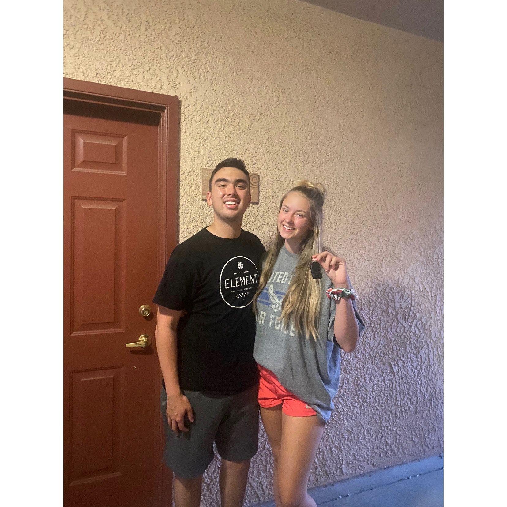 2021 Our first apartment together-in Arizona