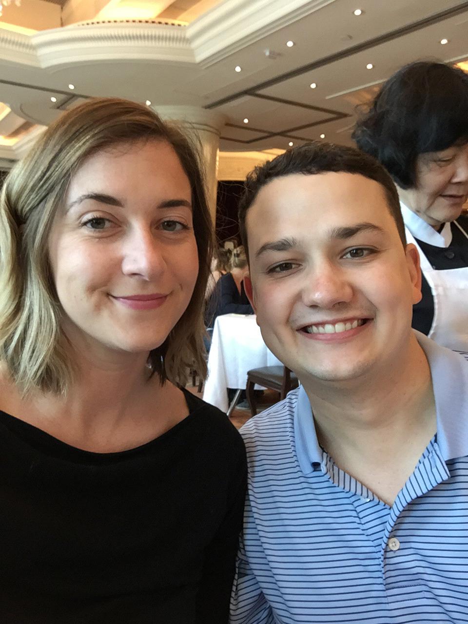 Eating dim sum in Hong Kong
