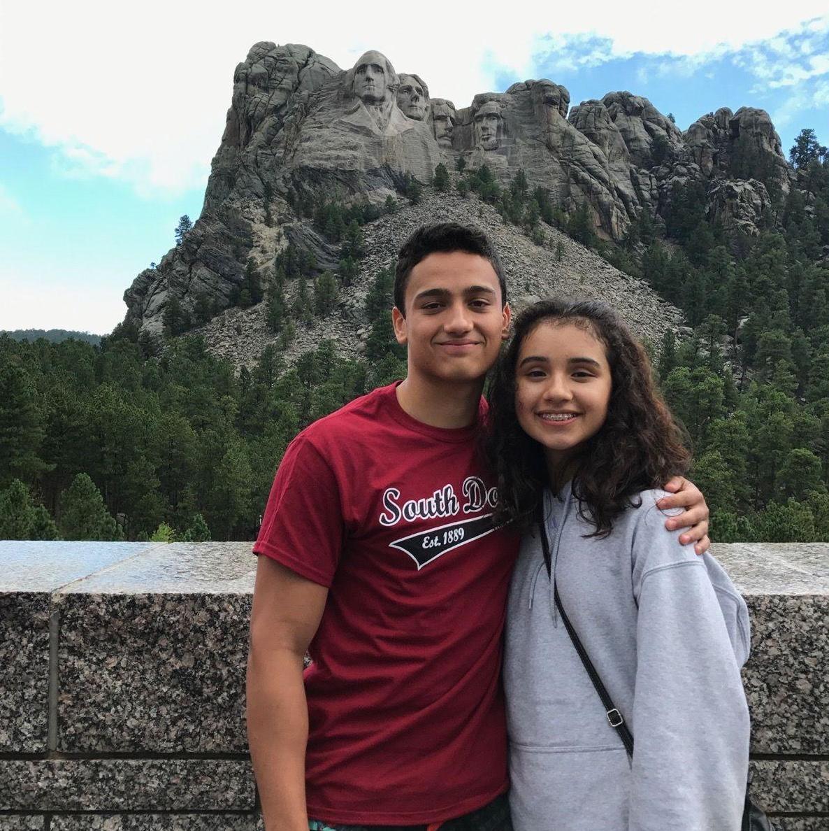 Our first picture together from July 2017