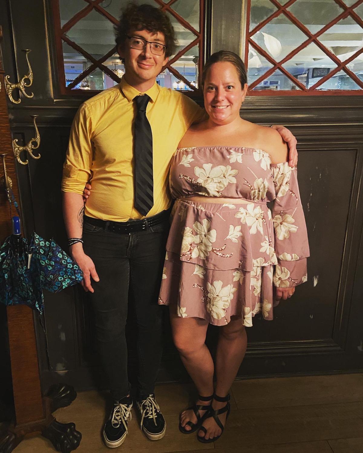 Our engagement dinner organized by John’s Mom. Thanks for the fun night for everyone who could join 🙂 September 2022.