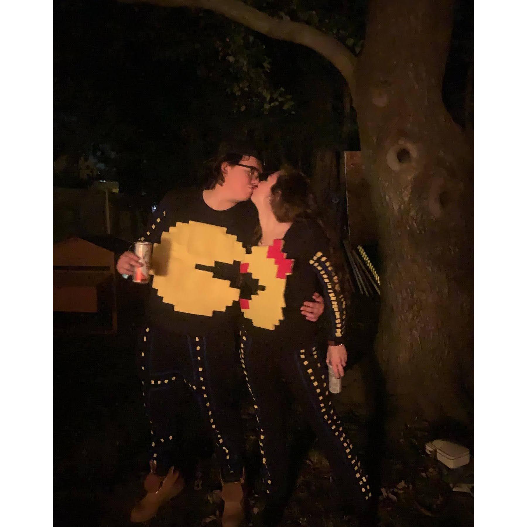 Mr. and Mrs. Pac Man for Halloween!