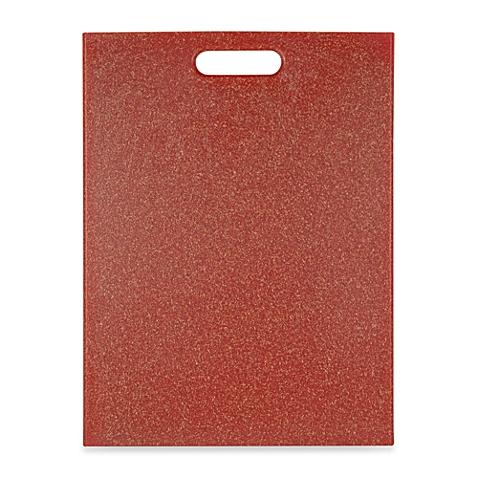 Architec® Poly-Flax 12-Inch x 16-Inch Cutting Board in Red