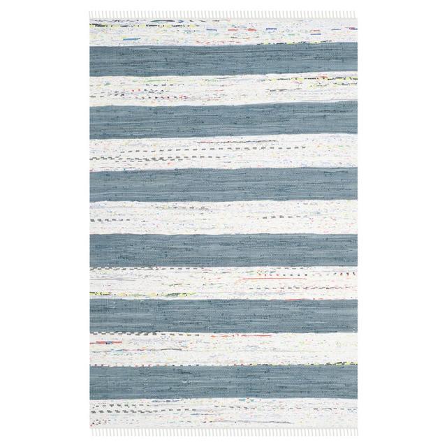 Carine Flatweave Area Rug - Ivory / Gray (4' X 6')- Safavieh