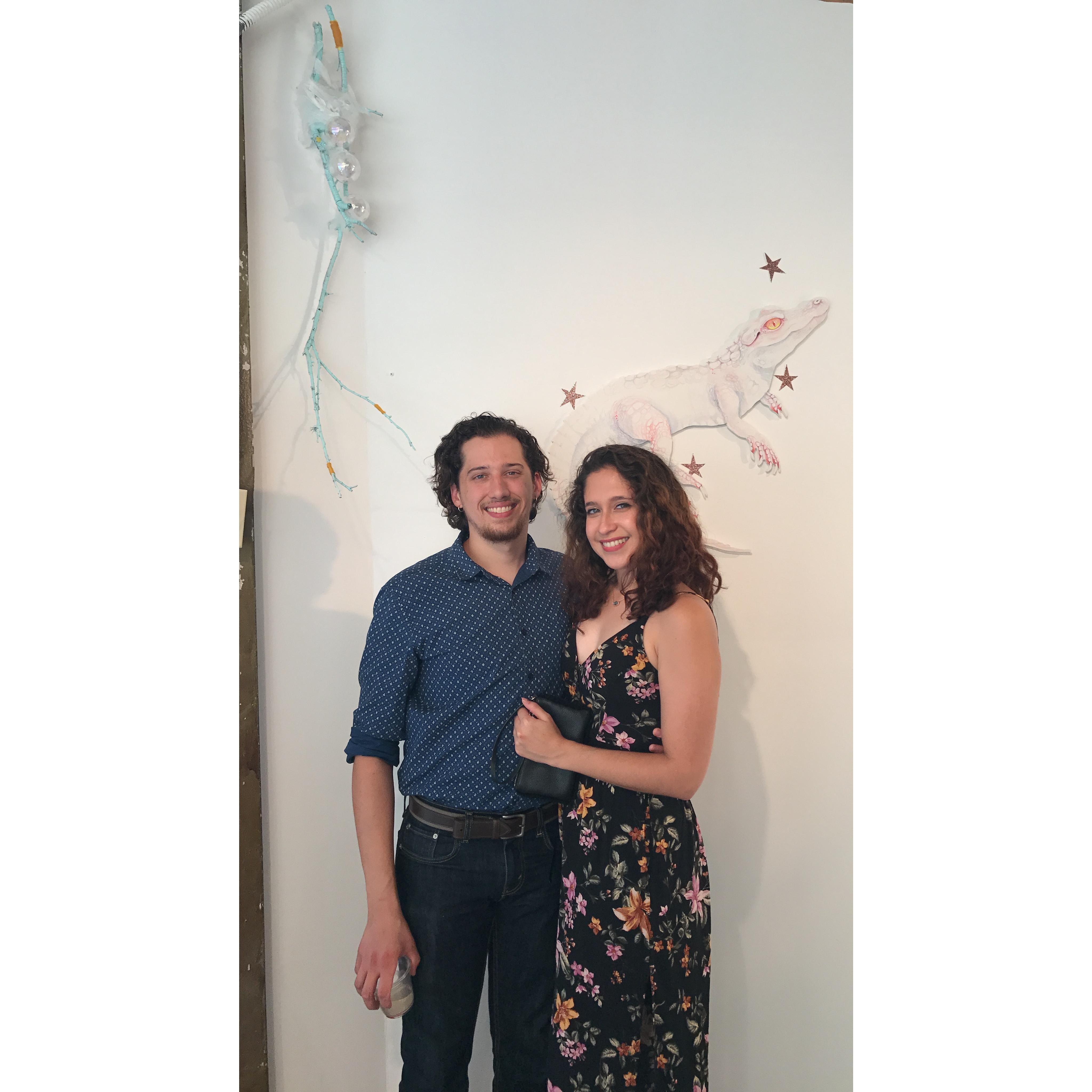 Angelica's first 2 person Exhibition!